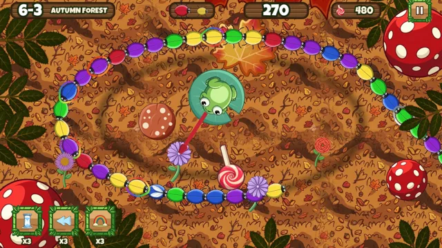 Bugz Rush trailer: the chain winds through the autumn forest.